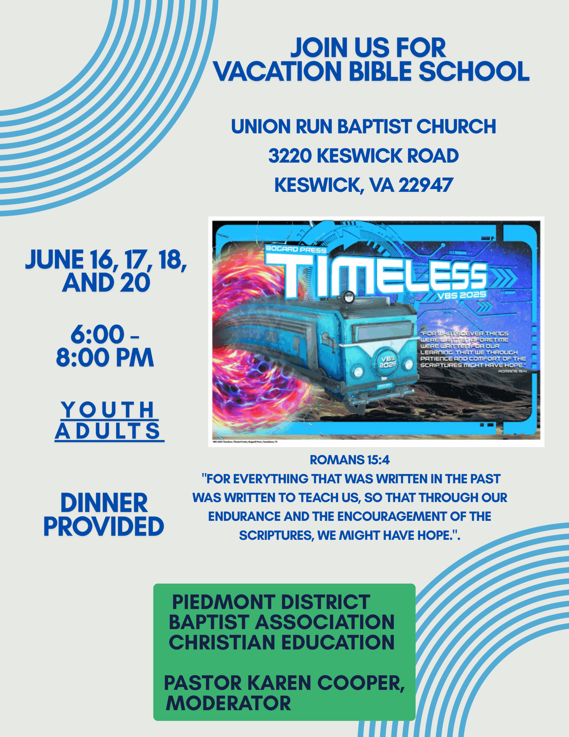 VBS 2025 Flyer VBS 2025 Flyer